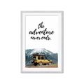 Picture of The Adventure Never Ends _GroupedProduct_Rectangle_Portrait_Photography _GroupedProduct_Rectangle_Portrait_Framed_Matted_