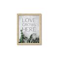 Picture of Love grows here _GroupedProduct_Rectangle_Portrait_Framed_Matted_