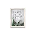 Picture of Love grows here _GroupedProduct_Rectangle_Portrait_Framed_Matted_