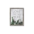 Picture of Love grows here _GroupedProduct_Rectangle_Portrait_Framed_Matted_
