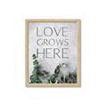 Picture of Love grows here _GroupedProduct_Rectangle_Portrait_Framed_Matted_