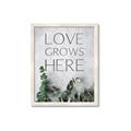 Picture of Love grows here _GroupedProduct_Rectangle_Portrait_Framed_Matted_