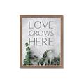 Picture of Love grows here _GroupedProduct_Rectangle_Portrait_Framed_Matted_