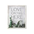 Picture of Love grows here _GroupedProduct_Rectangle_Portrait_Framed_Matted_