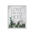 Picture of Love grows here _GroupedProduct_Rectangle_Portrait_Framed_Matted_