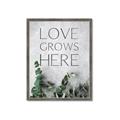 Picture of Love grows here _GroupedProduct_Rectangle_Portrait_Framed_Matted_