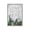 Picture of Love grows here _GroupedProduct_Rectangle_Portrait_Framed_Matted_