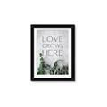 Picture of Love grows here _GroupedProduct_Rectangle_Portrait_Framed_Matted_