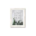 Picture of Love grows here _GroupedProduct_Rectangle_Portrait_Framed_Matted_