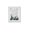 Picture of Love grows here _GroupedProduct_Rectangle_Portrait_Framed_Matted_