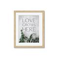 Picture of Love grows here _GroupedProduct_Rectangle_Portrait_Framed_Matted_