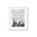 Picture of Love grows here _GroupedProduct_Rectangle_Portrait_Framed_Matted_