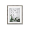 Picture of Love grows here _GroupedProduct_Rectangle_Portrait_Framed_Matted_