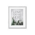 Picture of Love grows here _GroupedProduct_Rectangle_Portrait_Framed_Matted_