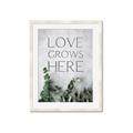 Picture of Love grows here _GroupedProduct_Rectangle_Portrait_Framed_Matted_