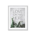 Picture of Love grows here _GroupedProduct_Rectangle_Portrait_Framed_Matted_