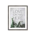 Picture of Love grows here _GroupedProduct_Rectangle_Portrait_Framed_Matted_