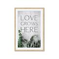 Picture of Love grows here _GroupedProduct_Rectangle_Portrait_Framed_Matted_