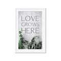 Picture of Love grows here _GroupedProduct_Rectangle_Portrait_Framed_Matted_