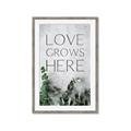 Picture of Love grows here _GroupedProduct_Rectangle_Portrait_Framed_Matted_