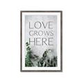 Picture of Love grows here _GroupedProduct_Rectangle_Portrait_Framed_Matted_