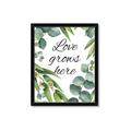 Picture of Love Grows Here II _GroupedProduct_Rectangle_Portrait_Framed_Matted_