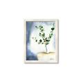 Picture of Green leaves  Pot _GroupedProduct_Rectangle_Portrait_Framed_Matted_