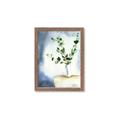 Picture of Green leaves  Pot _GroupedProduct_Rectangle_Portrait_Framed_Matted_