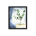 Picture of Green leaves  Pot _GroupedProduct_Rectangle_Portrait_Framed_Matted_