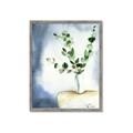 Picture of Green leaves  Pot _GroupedProduct_Rectangle_Portrait_Framed_Matted_
