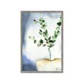 Picture of Green leaves  Pot _GroupedProduct_Rectangle_Portrait_Framed_Matted_