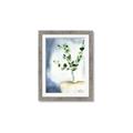Picture of Green leaves  Pot _GroupedProduct_Rectangle_Portrait_Framed_Matted_