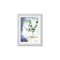 Picture of Green leaves  Pot _GroupedProduct_Rectangle_Portrait_Framed_Matted_