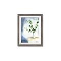 Picture of Green leaves  Pot _GroupedProduct_Rectangle_Portrait_Framed_Matted_