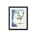 Picture of Green leaves  Pot _GroupedProduct_Rectangle_Portrait_Framed_Matted_