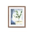 Picture of Green leaves  Pot _GroupedProduct_Rectangle_Portrait_Framed_Matted_