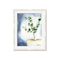 Picture of Green leaves  Pot _GroupedProduct_Rectangle_Portrait_Framed_Matted_