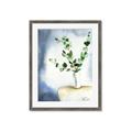Picture of Green leaves  Pot _GroupedProduct_Rectangle_Portrait_Framed_Matted_