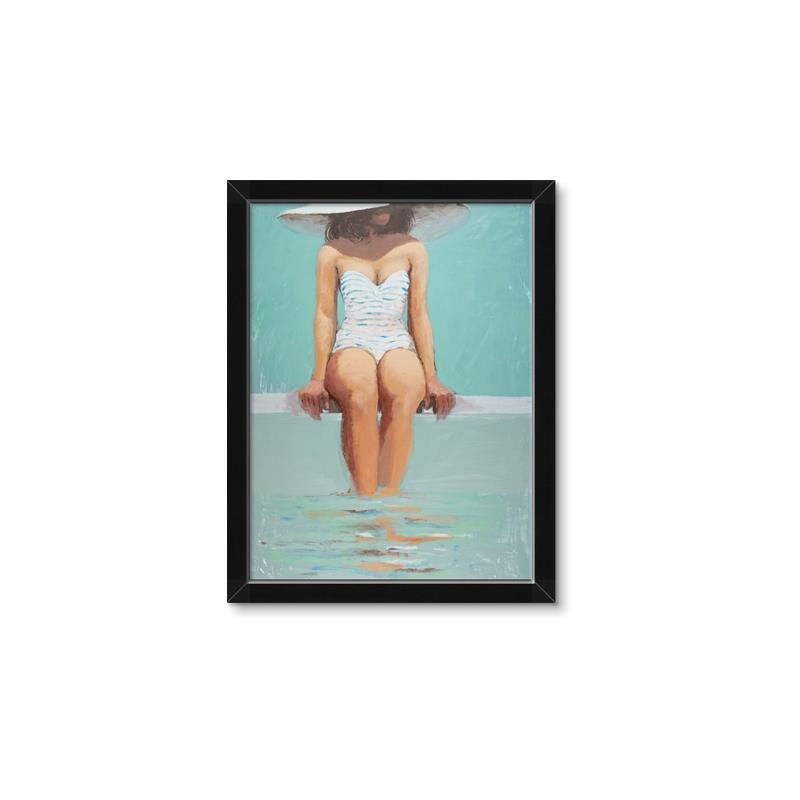 Picture of Pool Day _GroupedProduct_Rectangle_Portrait_Framed_Matted_