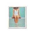 Picture of Pool Day _GroupedProduct_Rectangle_Portrait_Framed_Matted_