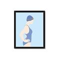 Picture of Swim Competition I  _GroupedProduct_Rectangle_Portrait_Framed_Matted_