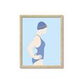 Picture of Swim Competition I  _GroupedProduct_Rectangle_Portrait_Framed_Matted_