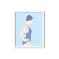 Picture of Swim Competition I  _GroupedProduct_Rectangle_Portrait_Framed_Matted_