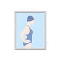 Picture of Swim Competition I  _GroupedProduct_Rectangle_Portrait_Framed_Matted_