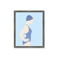 Picture of Swim Competition I  _GroupedProduct_Rectangle_Portrait_Framed_Matted_