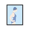 Picture of Swim Competition I  _GroupedProduct_Rectangle_Portrait_Framed_Matted_