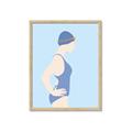 Picture of Swim Competition I  _GroupedProduct_Rectangle_Portrait_Framed_Matted_