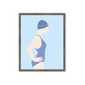 Picture of Swim Competition I  _GroupedProduct_Rectangle_Portrait_Framed_Matted_
