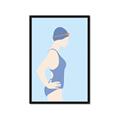 Picture of Swim Competition I  _GroupedProduct_Rectangle_Portrait_Framed_Matted_