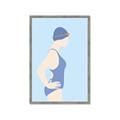 Picture of Swim Competition I  _GroupedProduct_Rectangle_Portrait_Framed_Matted_
